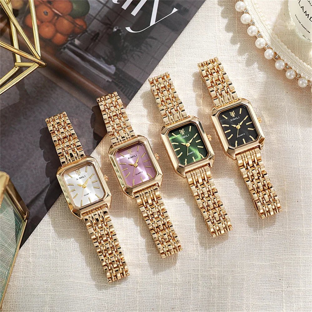 New Women Watch Light Luxury Brand Stainless Steel Ladies Business Watches Female Student Fashion Quartz Wristwatch - Simply Just Deals LLCNew Women Watch Light Luxury Brand Stainless Steel Ladies Business Watches Female Student Fashion Quartz Wristwatch142000000802PCSBWithoutBox2PCS B Without BoxNew Women Watch Light Luxury Brand Stainless Steel Ladies Business Watches Female Student Fashion Quartz Wristwatch