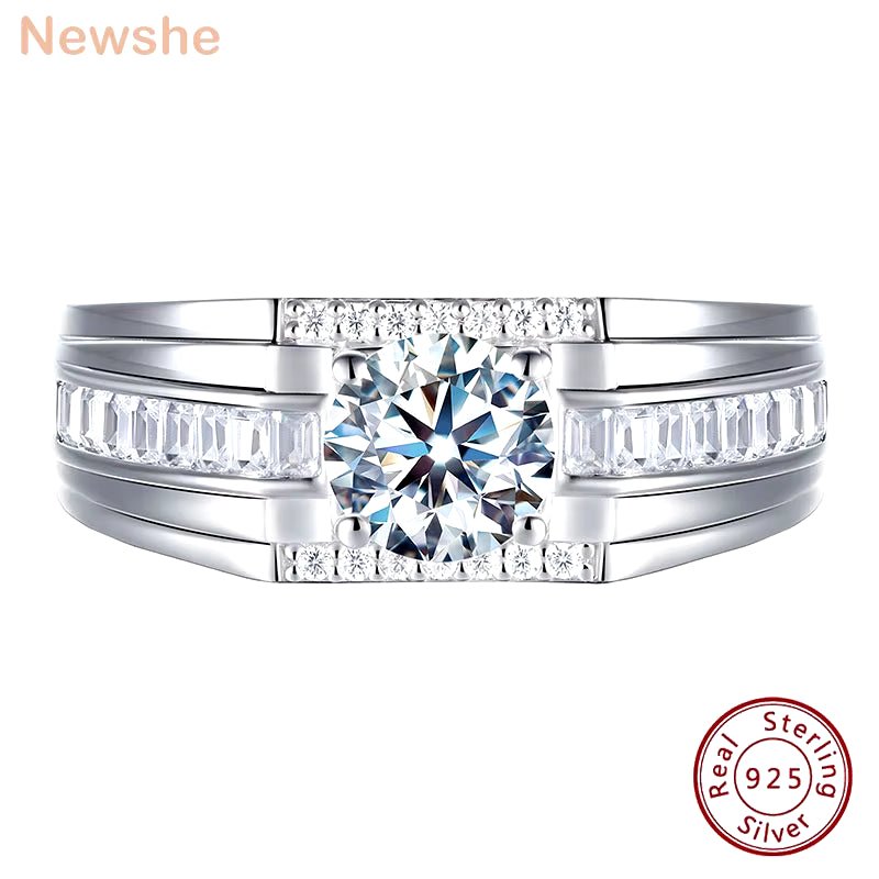 NEwshe Genuine 925 Sterling Silver Wedding Rings for Men Moissanite 1.25Ct round White Simulated Diamond Luxury Fine Jewelry - Simply Just Deals LLCNEwshe Genuine 925 Sterling Silver Wedding Rings for Men Moissanite 1.25Ct round White Simulated Diamond Luxury Fine Jewelry36d61d6a-e26b-41d1-af11-056ea92ca3e67 (3434)N​Ewshe Genuine 925 Sterling Silver Wedding Rings for Men Moissanite 1.25Ct round White Simulated Diamond Luxury Fine Jewelry