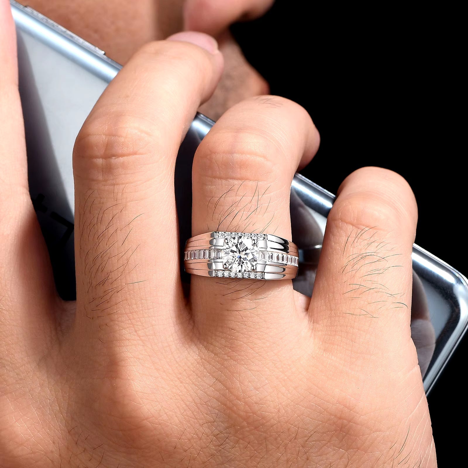 NEwshe Genuine 925 Sterling Silver Wedding Rings for Men Moissanite 1.25Ct round White Simulated Diamond Luxury Fine Jewelry - Simply Just Deals LLCNEwshe Genuine 925 Sterling Silver Wedding Rings for Men Moissanite 1.25Ct round White Simulated Diamond Luxury Fine Jewelry36d61d6a-e26b-41d1-af11-056ea92ca3e67 (3434)N​Ewshe Genuine 925 Sterling Silver Wedding Rings for Men Moissanite 1.25Ct round White Simulated Diamond Luxury Fine Jewelry