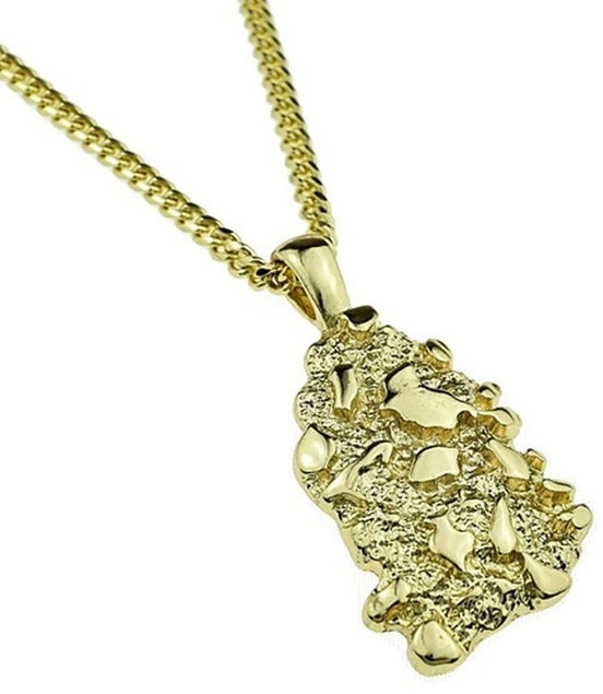 Nugget Shape Pendant Necklace 14K Gold Plated 30" Inch Cuban Link Hip Hop Chain - Simply Just Deals LLCNugget Shape Pendant Necklace 14K Gold Plated 30" Inch Cuban Link Hip Hop Chainb0df909c-1ecb-450b-8aa1-e035c6c79bfbNugget Shape Pendant Necklace 14K Gold Plated 30" Inch Cuban Link Hip Hop Chain