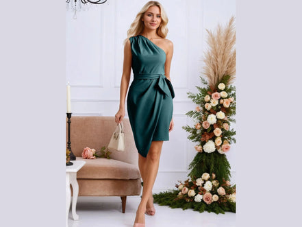One - Shoulder Wrap Dress with Bow Detail - Simply Just Deals LLCOne - Shoulder Wrap Dress with Bow Detail100100628748018Dark GreenS12832b33aed44b12b46c140ad7f49f5a - Max - Origin