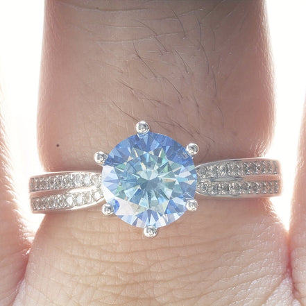 Original Tancise 925 Pure Silvery Ring with Moissanite Diamond and Certificate, Exquisite Jewelry for Women's Engagement Ring - Simply Just Deals LLCOriginal Tancise 925 Pure Silvery Ring with Moissanite Diamond and Certificate, Exquisite Jewelry for Women's Engagement Ring20065;20516Blue5Original Tancise 925 Pure Silvery Ring with Moissanite Diamond and Certificate, Exquisite Jewelry for Women's Engagement Ring
