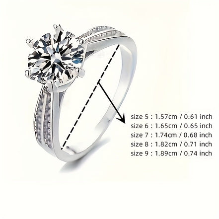 Original Tancise 925 Pure Silvery Ring with Moissanite Diamond and Certificate, Exquisite Jewelry for Women's Engagement Ring - Simply Just Deals LLCOriginal Tancise 925 Pure Silvery Ring with Moissanite Diamond and Certificate, Exquisite Jewelry for Women's Engagement Ring20065;20516Blue5Original Tancise 925 Pure Silvery Ring with Moissanite Diamond and Certificate, Exquisite Jewelry for Women's Engagement Ring