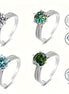 Original Tancise 925 Pure Silvery Ring with Moissanite Diamond and Certificate, Exquisite Jewelry for Women's Engagement Ring - Simply Just Deals LLCOriginal Tancise 925 Pure Silvery Ring with Moissanite Diamond and Certificate, Exquisite Jewelry for Women's Engagement Ring20065;20516Blue5Original Tancise 925 Pure Silvery Ring with Moissanite Diamond and Certificate, Exquisite Jewelry for Women's Engagement Ring