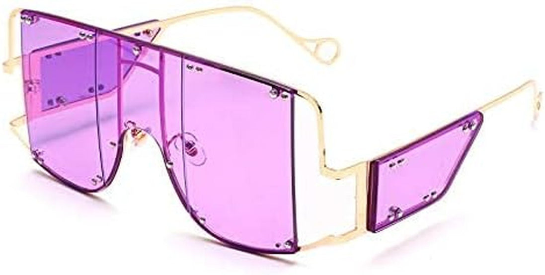 Oversized Fashion Square Sunglasses Women New Mirror Men Shades Glasses Luxury Metal Rivet Trend Unique Female Eyewear Purple - Simply Just Deals LLCOversized Fashion Square Sunglasses Women New Mirror Men Shades Glasses Luxury Metal Rivet Trend Unique Female Eyewear Purple9abfffbc-9433-4ad1-ad16-a0612931ef1bOversized Fashion Square Sunglasses Women New Mirror Men Shades Glasses Luxury Metal Rivet Trend Unique Female Eyewear Purple