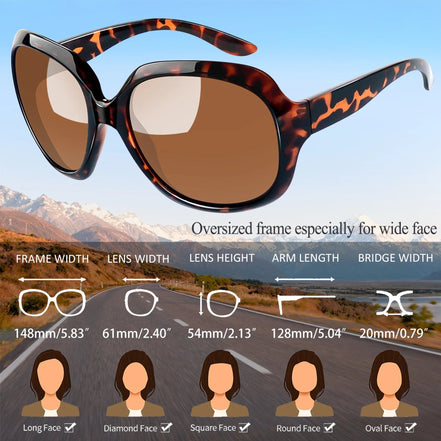 Oversized Polarized Women Sunglasses, Ladies Vintage Big Frame Sun Glasses Shades (Leopard Brown) - Simply Just Deals LLCOversized Polarized Women Sunglasses, Ladies Vintage Big Frame Sun Glasses Shades (Leopard Brown)3c55dac4-e71d-4544-9acd-a5bbc03ee896B02 - Leopard BrownOversized Polarized Women Sunglasses, Ladies Vintage Big Frame Sun Glasses Shades (Leopard Brown)