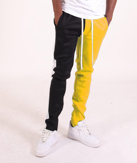  - P41110 Mens Hip Hop Premium Slim Fit Track Pants - Athletic Jogger Half Color Block Bottom with Side Taping - Black/Gold - Small - Simply Just Deals LLC - P41110 Mens Hip Hop Premium Slim Fit Track Pants - Athletic Jogger Half Color Block Bottom with Side Taping - Black/Gold - Small4e0c6a16-453a-4769-ae58-224881ffa41e - P41110 Mens Hip Hop Premium Slim Fit Track Pants - Athletic Jogger Half Color Block Bottom with Side Taping - Black/Gold - Small