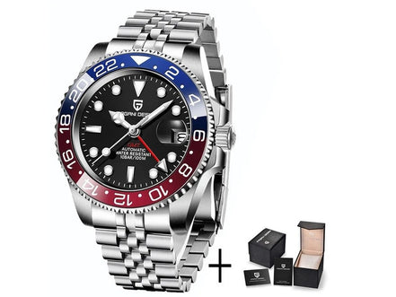 PAGANI DESIGN PD - 1662 Luxury GMT Men Mechanical Wristwatch Sapphire Glass Stainless Steel 100M Waterproof Automatic Watches - Simply Just Deals LLCPAGANI DESIGN PD - 1662 Luxury GMT Men Mechanical Wristwatch Sapphire Glass Stainless Steel 100M Waterproof Automatic Watches14175JubileeBlueRed200007763201336100Jubilee Blue RedPAGANI DESIGN PD - 1662 Luxury GMT Men Mechanical Wristwatch Sapphire Glass Stainless Steel 100M Waterproof Automatic Watches