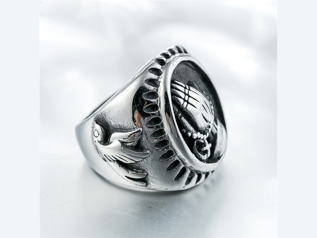 Peace Dove Titanium Steel Ring - Simply Just Deals LLCPeace Dove Titanium Steel Ring0CJZBLXLX21697 - Gold - 13Gold13Peace Dove Titanium Steel Ring