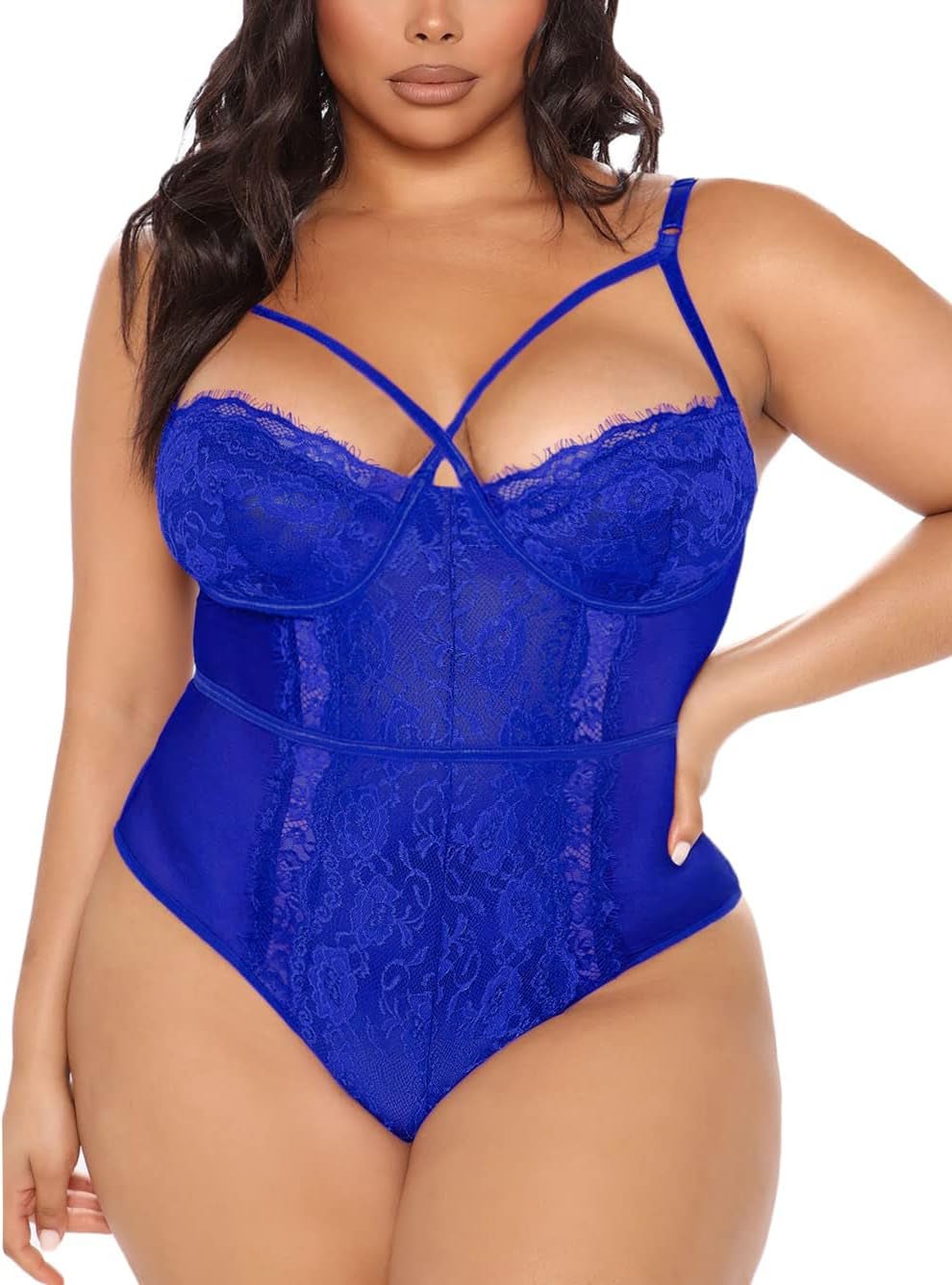 plus Size Eyelash Lace Bodysuit, Snap Crotch Sexy Top Lingerie, Club Outfit - Simply Just Deals LLCplus Size Eyelash Lace Bodysuit, Snap Crotch Sexy Top Lingerie, Club Outfit28d8ae2f-f10a-4e9b-ac11-d8d12fc661e7Royal BlueX - Largeplus Size Eyelash Lace Bodysuit, Snap Crotch Sexy Top Lingerie, Club Outfit