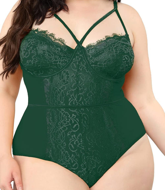 plus Size Eyelash Lace Bodysuit, Snap Crotch Sexy Top Lingerie, Club Outfit - Simply Just Deals LLCplus Size Eyelash Lace Bodysuit, Snap Crotch Sexy Top Lingerie, Club Outfitc84bc841-4b9f-4b12-abcf-fe0f4ce28487Dark GreenXx - Largeplus Size Eyelash Lace Bodysuit, Snap Crotch Sexy Top Lingerie, Club Outfit