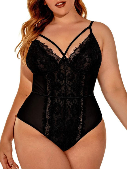 plus Size Eyelash Lace Bodysuit, Snap Crotch Sexy Top Lingerie, Club Outfit - Simply Just Deals LLCplus Size Eyelash Lace Bodysuit, Snap Crotch Sexy Top Lingerie, Club Outfitf9bc37af-fd4d-4a65-8ca4-935b98505f4bBlack5X - Largeplus Size Eyelash Lace Bodysuit, Snap Crotch Sexy Top Lingerie, Club Outfit