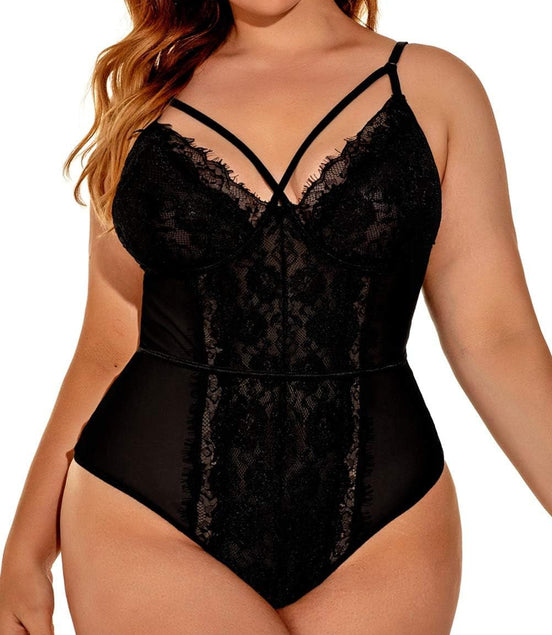 plus Size Eyelash Lace Bodysuit, Snap Crotch Sexy Top Lingerie, Club Outfit - Simply Just Deals LLCplus Size Eyelash Lace Bodysuit, Snap Crotch Sexy Top Lingerie, Club Outfitf9bc37af-fd4d-4a65-8ca4-935b98505f4bBlack5X - Largeplus Size Eyelash Lace Bodysuit, Snap Crotch Sexy Top Lingerie, Club Outfit