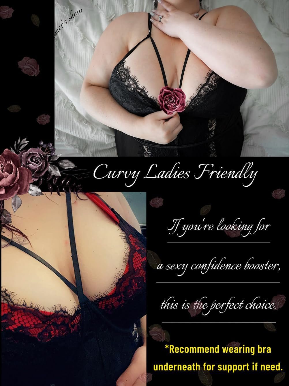 plus Size Eyelash Lace Bodysuit, Snap Crotch Sexy Top Lingerie, Club Outfit - Simply Just Deals LLCplus Size Eyelash Lace Bodysuit, Snap Crotch Sexy Top Lingerie, Club Outfitf9bc37af-fd4d-4a65-8ca4-935b98505f4bBlack5X - Largeplus Size Eyelash Lace Bodysuit, Snap Crotch Sexy Top Lingerie, Club Outfit