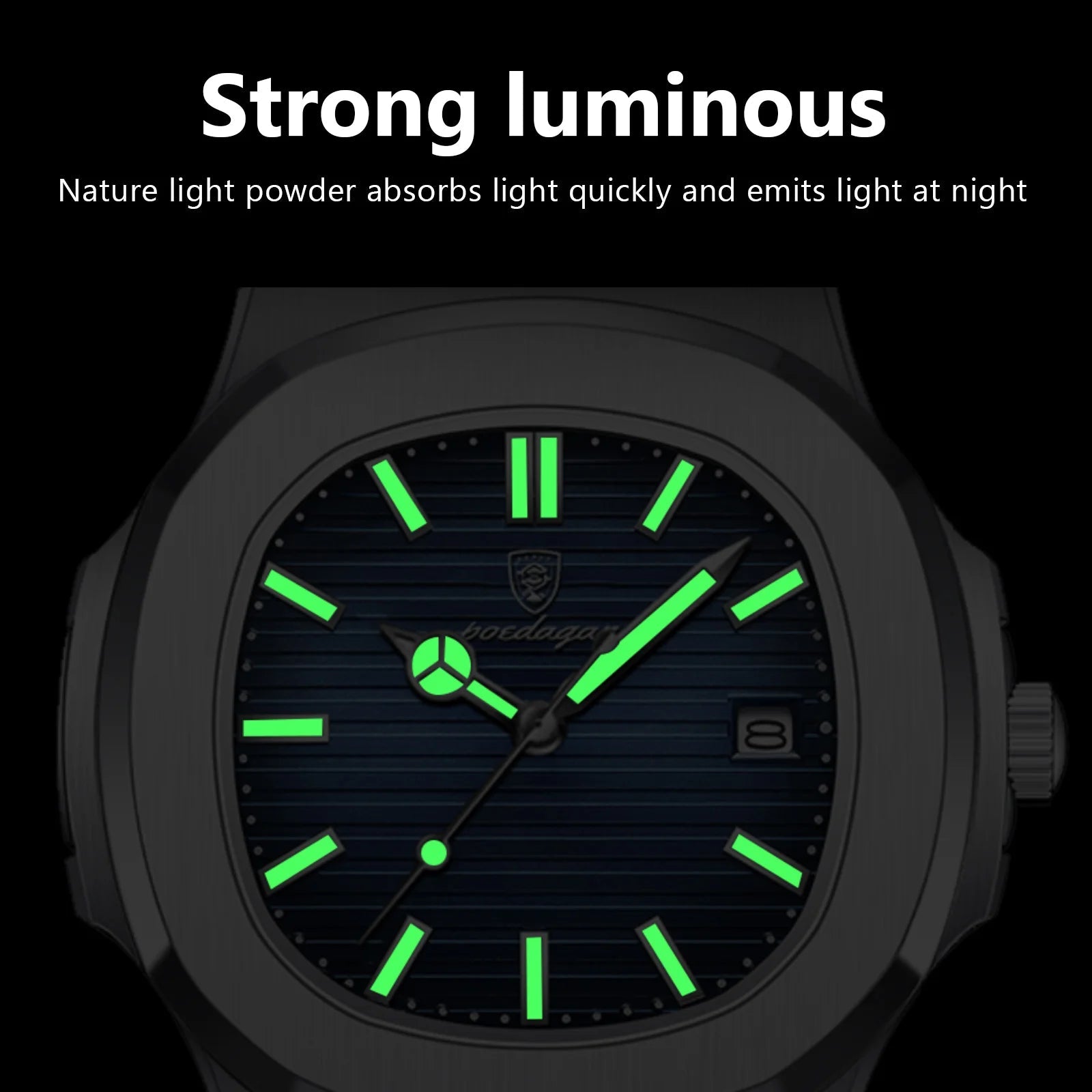 POEDAGAR Casual Square Men's Watch Waterproof Date Luminous Leather Man Quartz Watch High Quality Luxury Fashion Watches For Men - Simply Just Deals LLCPOEDAGAR Casual Square Men's Watch Waterproof Date Luminous Leather Man Quartz Watch High Quality Luxury Fashion Watches For Men14175613SilverGreenL613 Silver Green LPOEDAGAR Casual Square Men's Watch Waterproof Date Luminous Leather Man Quartz Watch High Quality Luxury Fashion Watches For Men