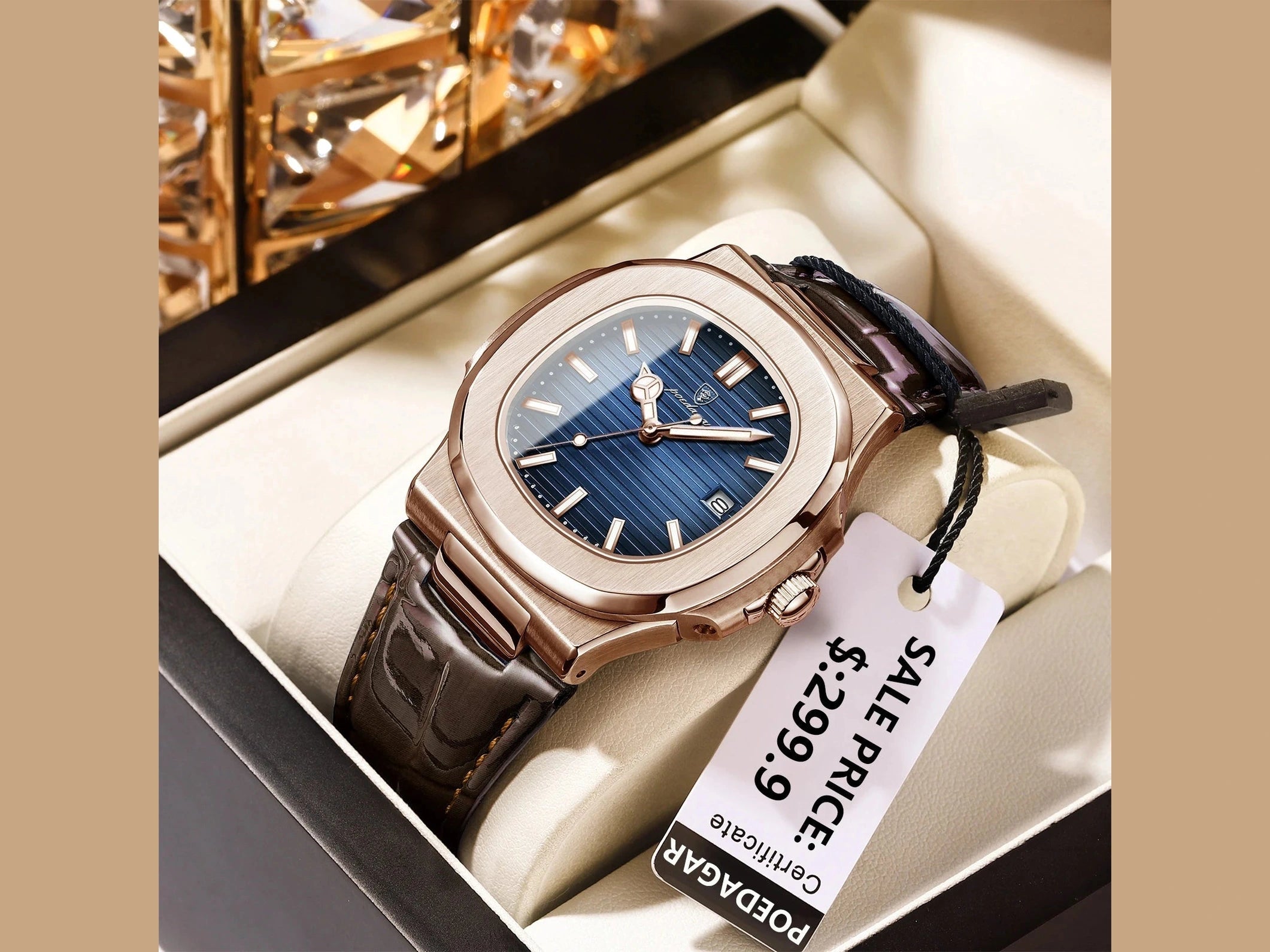 POEDAGAR Top Luxury Square Man Watch Date Waterproof Luminous Quartz Men Watches High Quality Fashion Sports Leather Men's Watch - Simply Just Deals LLCPOEDAGAR Top Luxury Square Man Watch Date Waterproof Luminous Quartz Men Watches High Quality Fashion Sports Leather Men's Watch14175613SilverGreenL613 Silver Green LPOEDAGAR Top Luxury Square Man Watch Date Waterproof Luminous Quartz Men Watches High Quality Fashion Sports Leather Men's Watch
