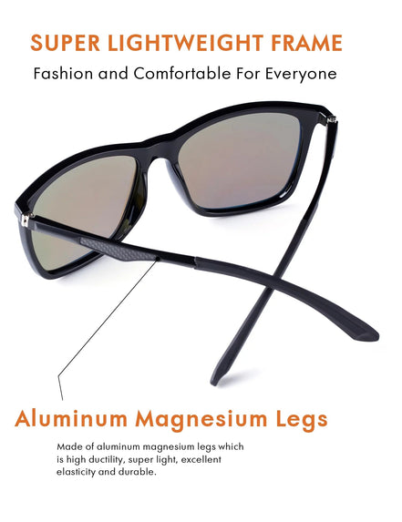 Polarized Sunglasses for Men Vintage Shades Trendy Womens Driving Eyewear with Case UV Protection ( Black Pink ) - Simply Just Deals LLCPolarized Sunglasses for Men Vintage Shades Trendy Womens Driving Eyewear with Case UV Protection ( Black Pink )2c689b77-3be5-48e4-a712-70b846267cd8Black Frame Pink LensPolarized Sunglasses for Men Vintage Shades Trendy Womens Driving Eyewear with Case UV Protection ( Black Pink )