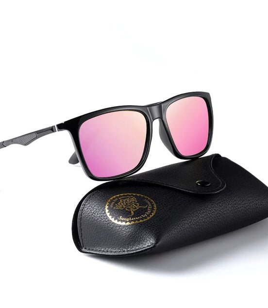 Polarized Sunglasses for Men Vintage Shades Trendy Womens Driving Eyewear with Case UV Protection ( Black Pink ) - Simply Just Deals LLCPolarized Sunglasses for Men Vintage Shades Trendy Womens Driving Eyewear with Case UV Protection ( Black Pink )2c689b77-3be5-48e4-a712-70b846267cd8Black Frame Pink LensPolarized Sunglasses for Men Vintage Shades Trendy Womens Driving Eyewear with Case UV Protection ( Black Pink )