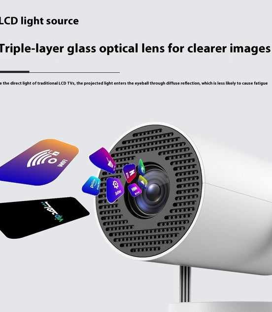 Portable Projector Small Straight Projector For Home Use 180 Degrees Projection Angle Automatic Focus Home Video Projector - Simply Just Deals LLCPortable Projector Small Straight Projector For Home Use 180 Degrees Projection Angle Automatic Focus Home Video Projector0CJYD180802902BYHY300American StandardPortable Projector Small Straight Projector For Home Use 180 Degrees Projection Angle Automatic Focus Home Video Projector