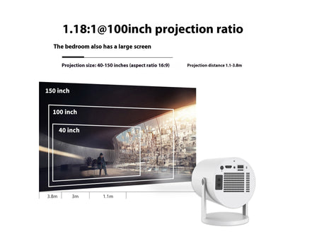 Portable Projector Small Straight Projector For Home Use 180 Degrees Projection Angle Automatic Focus Home Video Projector - Simply Just Deals LLCPortable Projector Small Straight Projector For Home Use 180 Degrees Projection Angle Automatic Focus Home Video Projector0CJYD180802914NMBlackRemote controlPortable Projector Small Straight Projector For Home Use 180 Degrees Projection Angle Automatic Focus Home Video Projector