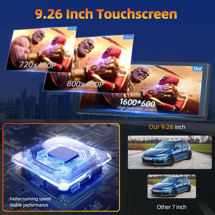 Portable Touchscreen Apple Carplay, 9.26" Wireless Carplay Screen for Car, Portable GPS Navigation for Car, Car Stereo with Airplay, AUX/FM, Googel, Siri, Bluetooth - Simply Just Deals LLCPortable Touchscreen Apple Carplay, 9.26" Wireless Carplay Screen for Car, Portable GPS Navigation for Car, Car Stereo with Airplay, AUX/FM, Googel, Siri, Bluetooth8f4f2e63-5665-477c-9801-cf37daa02733BasicPortable Touchscreen Apple Carplay, 9.26" Wireless Carplay Screen for Car, Portable GPS Navigation for Car,