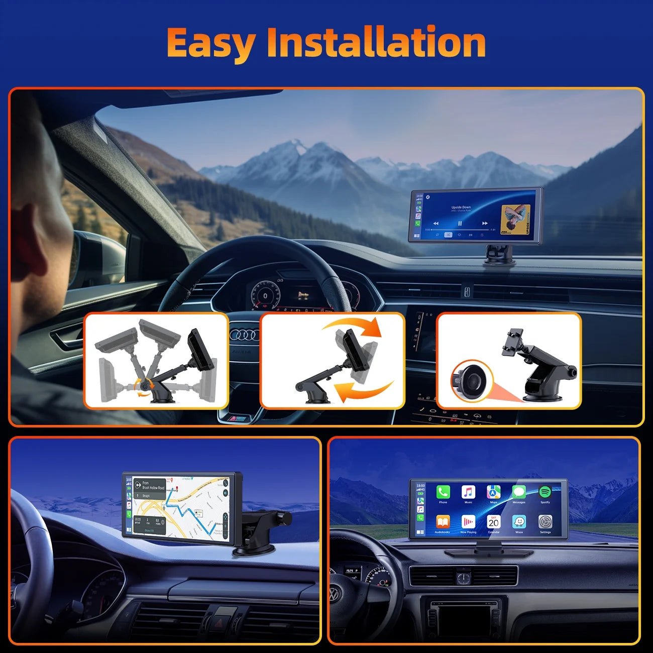 Portable Touchscreen Apple Carplay, 9.26