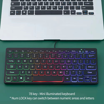 Portable Wired Keyboard Laptop Mini Keyboard Computer External Keyboard Computer Accessories - Simply Just Deals LLCPortable Wired Keyboard Laptop Mini Keyboard Computer External Keyboard Computer Accessories4d208bc3-7087-4f26-8df7-b957a1228fa2Colorful LightPortable Wired Keyboard Laptop Mini Keyboard Computer External Keyboard Computer Accessories
