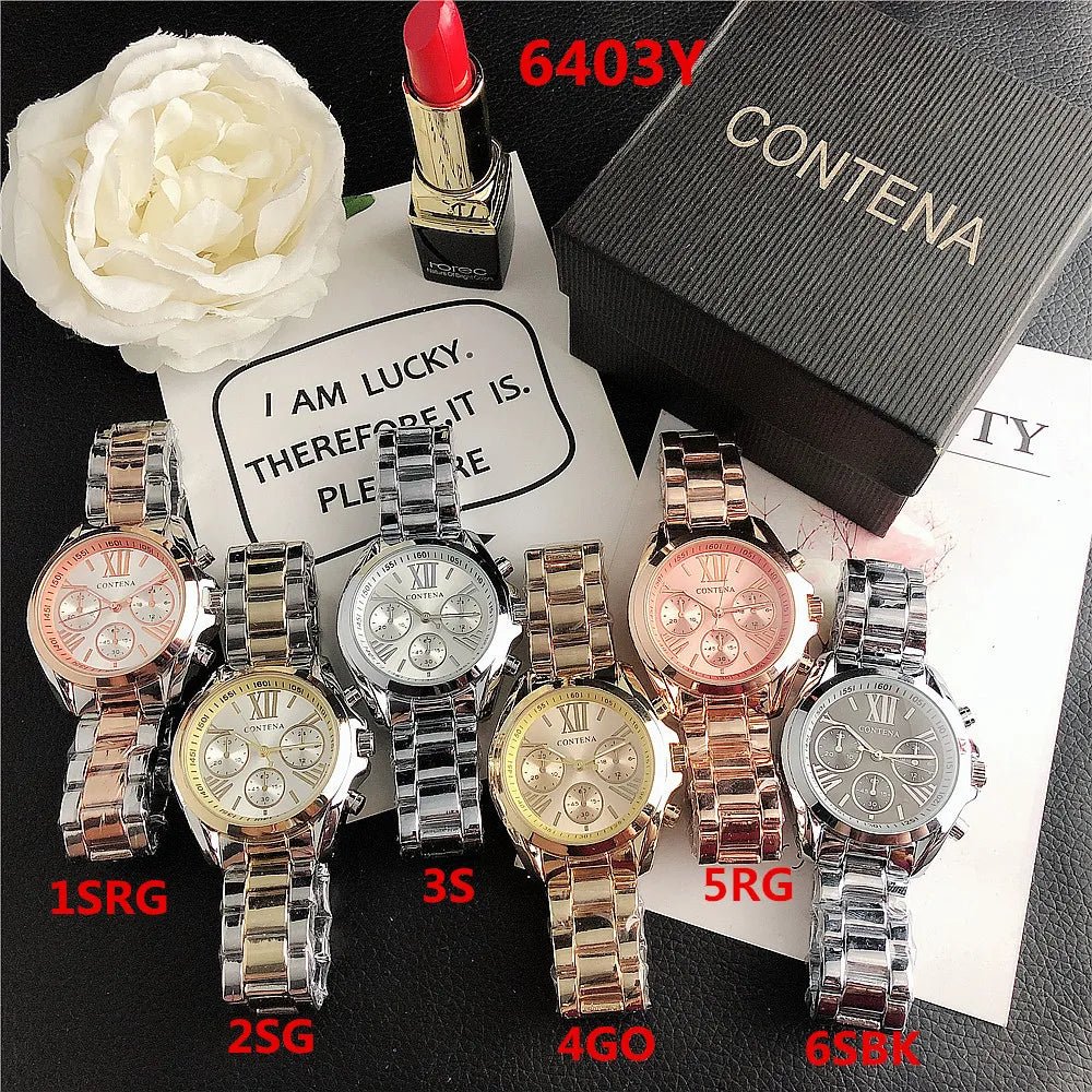Relogio Feminino GENEVA Luxury Designers Brand Stainless Steel Silver Case Ladies Wrist Water Resistant Quartz Watches for Women - Simply Just Deals LLCRelogio Feminino GENEVA Luxury Designers Brand Stainless Steel Silver Case Ladies Wrist Water Resistant Quartz Watches for Women8b5f77c7-55e4-4708-9599-2ab60d1fa4a5Silver Rose GoldRelogio Feminino GENEVA Luxury Designers Brand Stainless Steel Silver Case Ladies Wrist Water Resistant Quartz Watches for Women