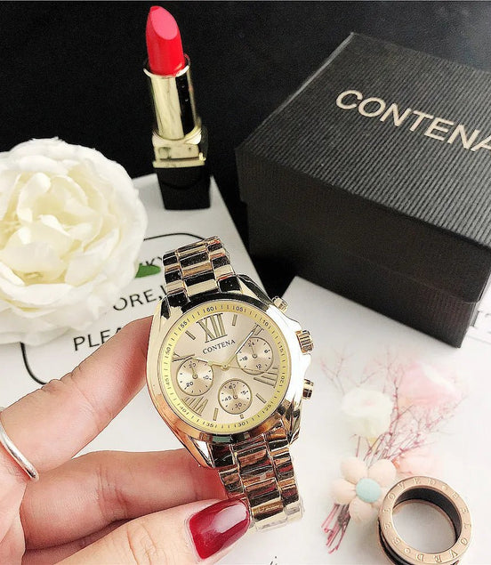 Relogio Feminino GENEVA Luxury Designers Brand Stainless Steel Silver Case Ladies Wrist Water Resistant Quartz Watches for Women - Simply Just Deals LLCRelogio Feminino GENEVA Luxury Designers Brand Stainless Steel Silver Case Ladies Wrist Water Resistant Quartz Watches for Womendf760bc2-d55f-4094-8bd8-5101dbd96b8aGoldRelogio Feminino GENEVA Luxury Designers Brand Stainless Steel Silver Case Ladies Wrist Water Resistant Quartz Watches for Women