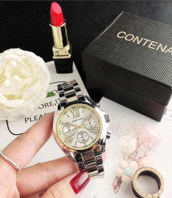 Relogio Feminino GENEVA Luxury Designers Brand Stainless Steel Silver Case Ladies Wrist Water Resistant Quartz Watches for Women - Simply Just Deals LLCRelogio Feminino GENEVA Luxury Designers Brand Stainless Steel Silver Case Ladies Wrist Water Resistant Quartz Watches for Women8b9c2603-5651-45a1-9178-1a66e8a29045Silver GoldRelogio Feminino GENEVA Luxury Designers Brand Stainless Steel Silver Case Ladies Wrist Water Resistant Quartz Watches for Women