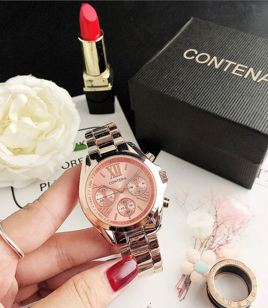 Relogio Feminino GENEVA Luxury Designers Brand Stainless Steel Silver Case Ladies Wrist Water Resistant Quartz Watches for Women - Simply Just Deals LLCRelogio Feminino GENEVA Luxury Designers Brand Stainless Steel Silver Case Ladies Wrist Water Resistant Quartz Watches for Women7a01b6bd-fdd7-4153-b06a-8d281b1d3b64Rose GoldRelogio Feminino GENEVA Luxury Designers Brand Stainless Steel Silver Case Ladies Wrist Water Resistant Quartz Watches for Women