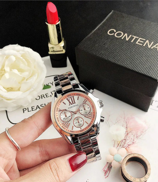 Relogio Feminino GENEVA Luxury Designers Brand Stainless Steel Silver Case Ladies Wrist Water Resistant Quartz Watches for Women - Simply Just Deals LLCRelogio Feminino GENEVA Luxury Designers Brand Stainless Steel Silver Case Ladies Wrist Water Resistant Quartz Watches for Women8b5f77c7-55e4-4708-9599-2ab60d1fa4a5Silver Rose GoldRelogio Feminino GENEVA Luxury Designers Brand Stainless Steel Silver Case Ladies Wrist Water Resistant Quartz Watches for Women