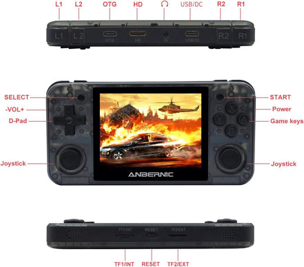 RG350P Handheld Game Console,Plug & Play Video Games with 32G TF Card 2500 Classic Games, Portable Game Console 3.5 Inch HD Screen Supports HDMI Output, Black Transparent - Simply Just Deals LLCRG350P Handheld Game Console,Plug & Play Video Games with 32G TF Card 2500 Classic Games, Portable Game Console 3.5 Inch HD Screen Supports HDMI Output, Black Transparent3c9d3017-0903-41d4-b44c-a76d4037c951RG350P Handheld Game Console,Plug & Play Video Games with 32G TF Card 2500 Classic Games, Portable G