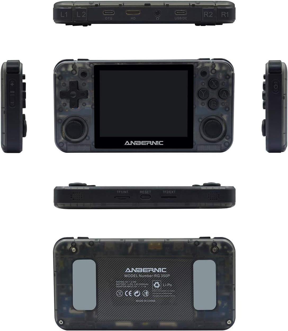 RG350P Handheld Game Console,Plug & Play Video Games with 32G TF Card 2500 Classic Games, Portable Game Console 3.5 Inch HD Screen Supports HDMI Output, Black Transparent - Simply Just Deals LLCRG350P Handheld Game Console,Plug & Play Video Games with 32G TF Card 2500 Classic Games, Portable Game Console 3.5 Inch HD Screen Supports HDMI Output, Black Transparent3c9d3017-0903-41d4-b44c-a76d4037c951RG350P Handheld Game Console,Plug & Play Video Games with 32G TF Card 2500 Classic Games, Portable G