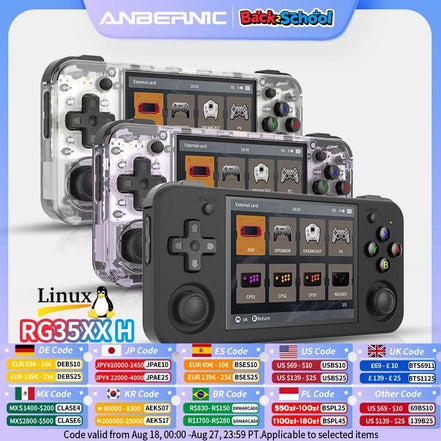 RG35XX H Handheld Game Console Linux 3.5 Inch IPS Screen H700 Retro Video Games Player 3300Mah 64G 5528 Classic Games - Simply Just Deals LLCRG35XX H Handheld Game Console Linux 3.5 Inch IPS Screen H700 Retro Video Games Player 3300Mah 64G 5528 Classic Games8c513c91-dd8a-48d2-be3b-90db63abdd02Black 64GRG35XX H Handheld Game Console Linux 3.5 Inch IPS Screen H700 Retro Video Games Player 3300Mah 64G 5528 Classic Games