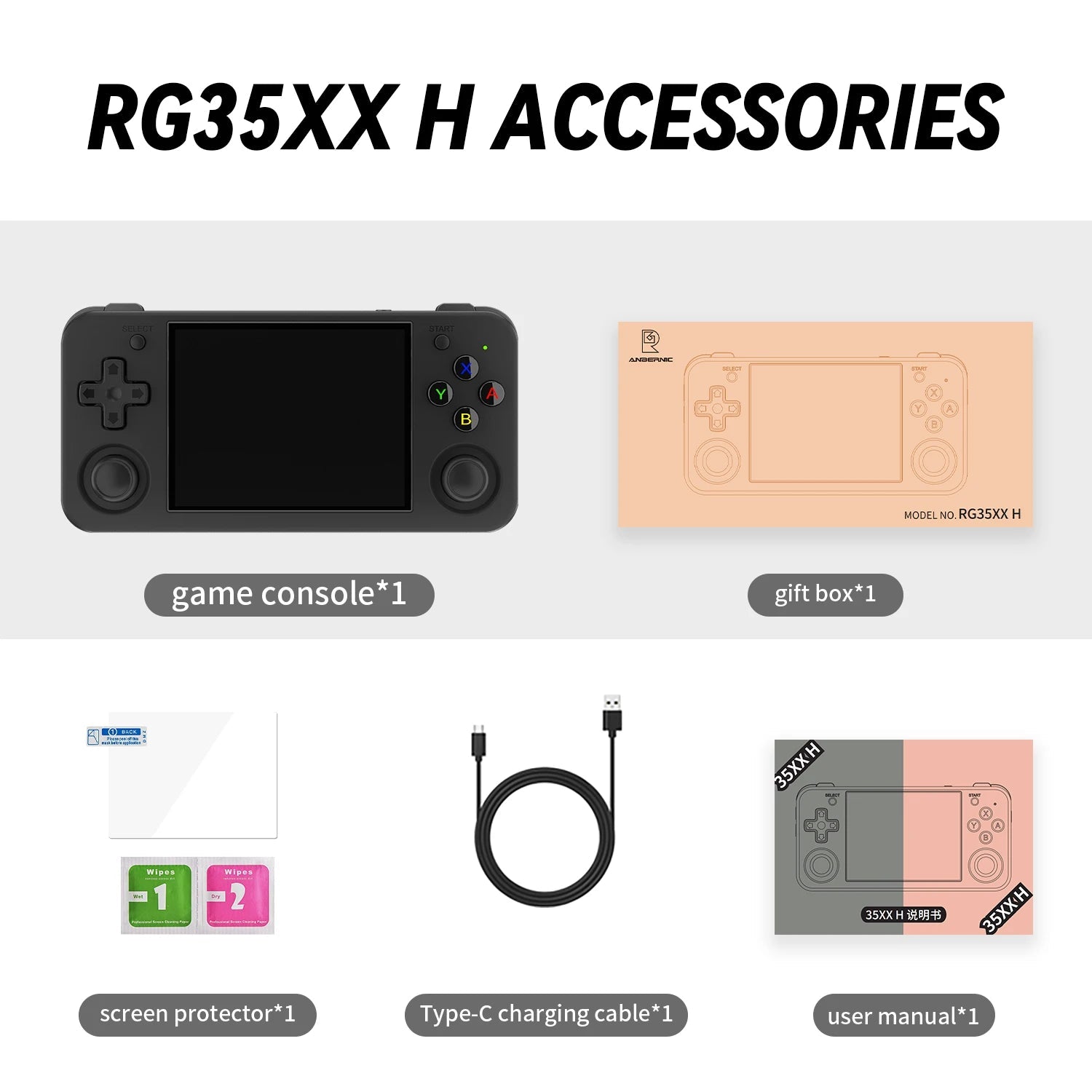 RG35XX H Handheld Game Console Linux 3.5 Inch IPS Screen H700 Retro Video Games Player 3300Mah 64G 5528 Classic Games - Simply Just Deals LLCRG35XX H Handheld Game Console Linux 3.5 Inch IPS Screen H700 Retro Video Games Player 3300Mah 64G 5528 Classic Games8c513c91-dd8a-48d2-be3b-90db63abdd02Black 64GRG35XX H Handheld Game Console Linux 3.5 Inch IPS Screen H700 Retro Video Games Player 3300Mah 64G 5528 Classic Games