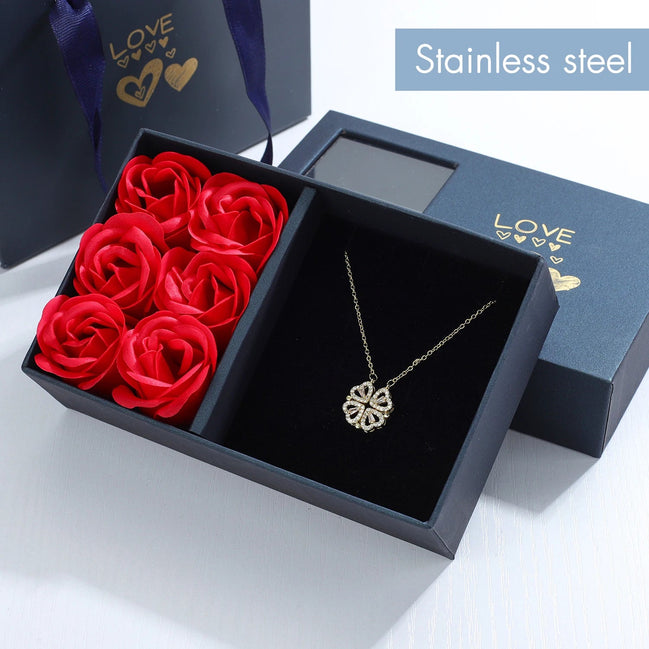 Rose Gift Box Four - Leaf Grass Necklace Heart Necklace Cute Four Leaf Clover Necklace Dainty Gold Necklaces Gifts for Girlfriend - Simply Just Deals LLCRose Gift Box Four - Leaf Grass Necklace Heart Necklace Cute Four Leaf Clover Necklace Dainty Gold Necklaces Gifts for Girlfrienda60aecd0-60d3-4f6c-85aa-e8f3b1367a9aGold Color (361188_2851)45Cm (361188_2851)Rose Gift Box Four - Leaf Grass Necklace Heart Necklace Cute Four Leaf Clover Necklace Dainty Gold Necklaces Gifts for Girlfriend