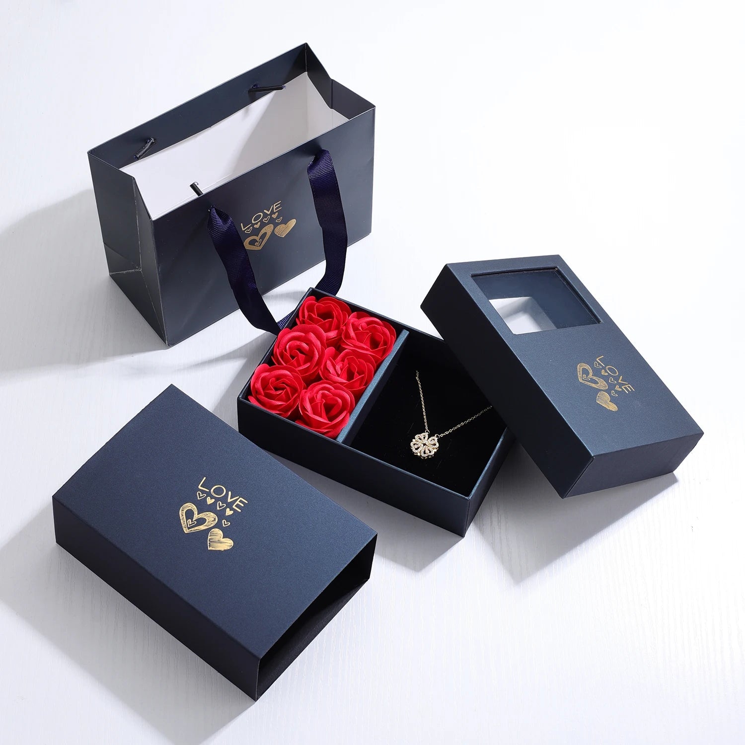 Rose Gift Box Four - Leaf Grass Necklace Heart Necklace Cute Four Leaf Clover Necklace Dainty Gold Necklaces Gifts for Girlfriend - Simply Just Deals LLCRose Gift Box Four - Leaf Grass Necklace Heart Necklace Cute Four Leaf Clover Necklace Dainty Gold Necklaces Gifts for Girlfrienda60aecd0-60d3-4f6c-85aa-e8f3b1367a9aGold Color (361188_2851)45Cm (361188_2851)Rose Gift Box Four - Leaf Grass Necklace Heart Necklace Cute Four Leaf Clover Necklace Dainty Gold Necklaces Gifts for Girlfriend