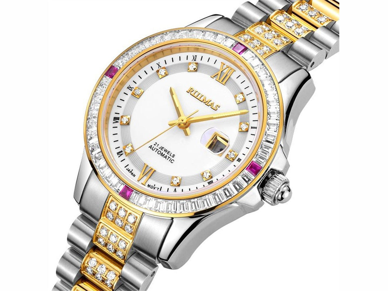 RUIMAS Sapphire Mechanical Women Watch Brand Luxury Steel Bracelet Ladies Fashion Watch Automatic Female Clock Reloj Mujer 6740 - Simply Just Deals LLCRUIMAS Sapphire Mechanical Women Watch Brand Luxury Steel Bracelet Ladies Fashion Watch Automatic Female Clock Reloj Mujer 6740(store front) default390691035SilverRUIMAS Sapphire Mechanical Women Watch Brand Luxury Steel Bracelet Ladies Fashion Watch Automatic Female Clock Reloj Mujer 6740 - 7