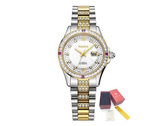 RUIMAS Sapphire Mechanical Women Watch Brand Luxury Steel Bracelet Ladies Fashion Watch Automatic Female Clock Reloj Mujer 6740 - Simply Just Deals LLCRUIMAS Sapphire Mechanical Women Watch Brand Luxury Steel Bracelet Ladies Fashion Watch Automatic Female Clock Reloj Mujer 6740(store front) default390691034Gold SilverRUIMAS Sapphire Mechanical Women Watch Brand Luxury Steel Bracelet Ladies Fashion Watch Automatic Female Clock Reloj Mujer 6740 - 11