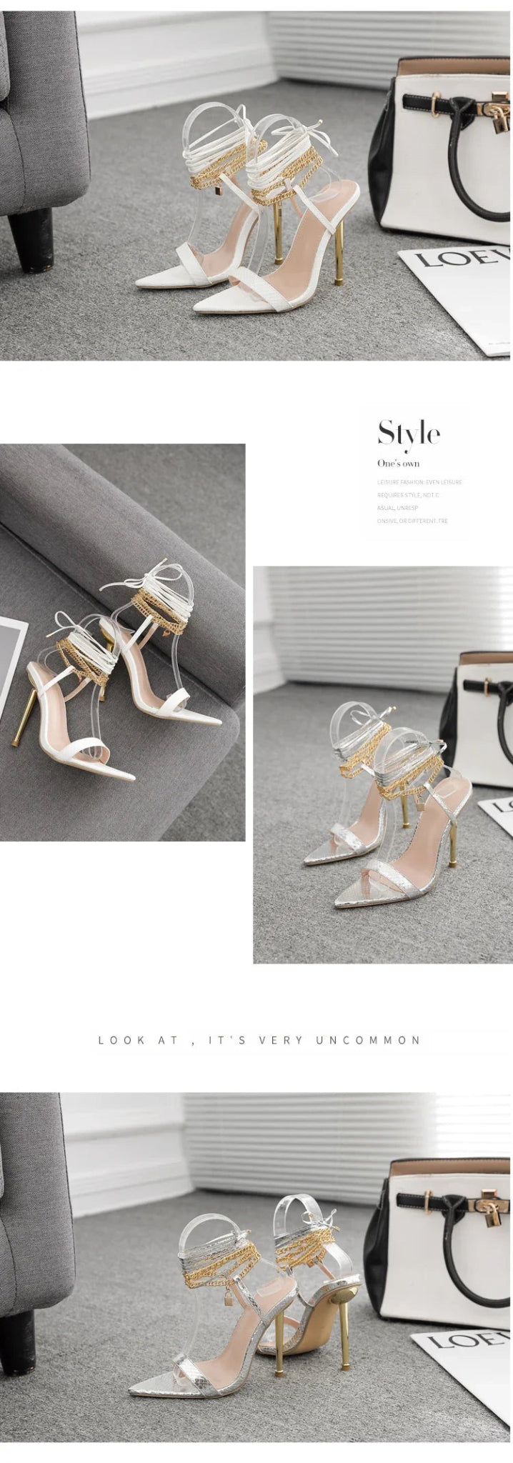 Sexy Pointed Head Peep Toe Stiletto Sandals for Women Chain Ankle Straps Roman Shoes Summer Thin High Heels Party Sandalias - Simply Just Deals LLCSexy Pointed Head Peep Toe Stiletto Sandals for Women Chain Ankle Straps Roman Shoes Summer Thin High Heels Party Sandalias14:29;200000124:100013888WHITE40Sexy Pointed Head Peep Toe Stiletto Sandals for Women Chain Ankle Straps Roman Shoes Summer Thin High Heels Party Sandalias