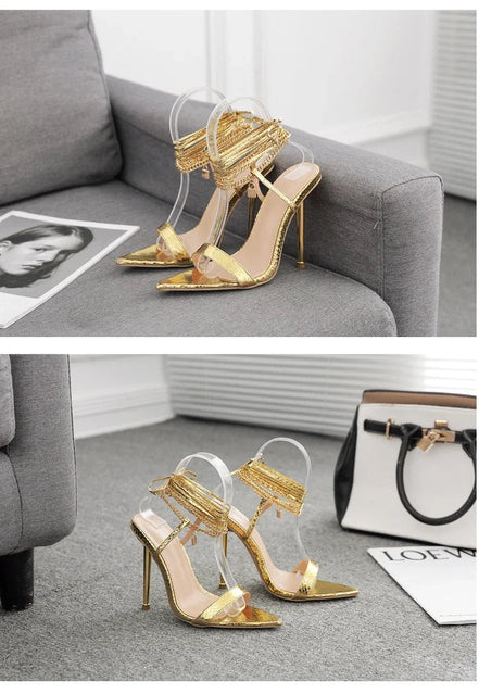 Sexy Pointed Head Peep Toe Stiletto Sandals for Women Chain Ankle Straps Roman Shoes Summer Thin High Heels Party Sandalias - Simply Just Deals LLCSexy Pointed Head Peep Toe Stiletto Sandals for Women Chain Ankle Straps Roman Shoes Summer Thin High Heels Party Sandalias14:29;200000124:100013888WHITE40Sexy Pointed Head Peep Toe Stiletto Sandals for Women Chain Ankle Straps Roman Shoes Summer Thin High Heels Party Sandalias