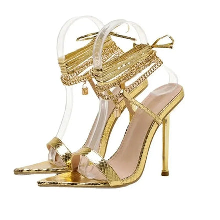 Sexy Pointed Head Peep Toe Stiletto Sandals for Women Chain Ankle Straps Roman Shoes Summer Thin High Heels Party Sandalias - Simply Just Deals LLCSexy Pointed Head Peep Toe Stiletto Sandals for Women Chain Ankle Straps Roman Shoes Summer Thin High Heels Party Sandalias14:29;200000124:100013888WHITE40Sexy Pointed Head Peep Toe Stiletto Sandals for Women Chain Ankle Straps Roman Shoes Summer Thin High Heels Party Sandalias
