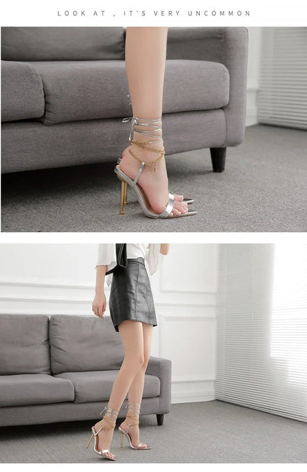Sexy Pointed Head Peep Toe Stiletto Sandals for Women Chain Ankle Straps Roman Shoes Summer Thin High Heels Party Sandalias - Simply Just Deals LLCSexy Pointed Head Peep Toe Stiletto Sandals for Women Chain Ankle Straps Roman Shoes Summer Thin High Heels Party Sandalias14:29;200000124:100013888WHITE40Sexy Pointed Head Peep Toe Stiletto Sandals for Women Chain Ankle Straps Roman Shoes Summer Thin High Heels Party Sandalias