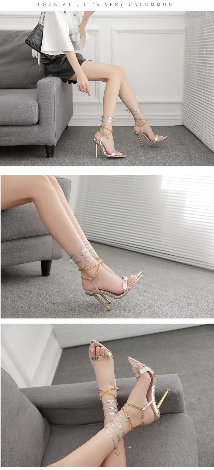 Sexy Pointed Head Peep Toe Stiletto Sandals for Women Chain Ankle Straps Roman Shoes Summer Thin High Heels Party Sandalias - Simply Just Deals LLCSexy Pointed Head Peep Toe Stiletto Sandals for Women Chain Ankle Straps Roman Shoes Summer Thin High Heels Party Sandalias14:29;200000124:100013888WHITE40Sexy Pointed Head Peep Toe Stiletto Sandals for Women Chain Ankle Straps Roman Shoes Summer Thin High Heels Party Sandalias