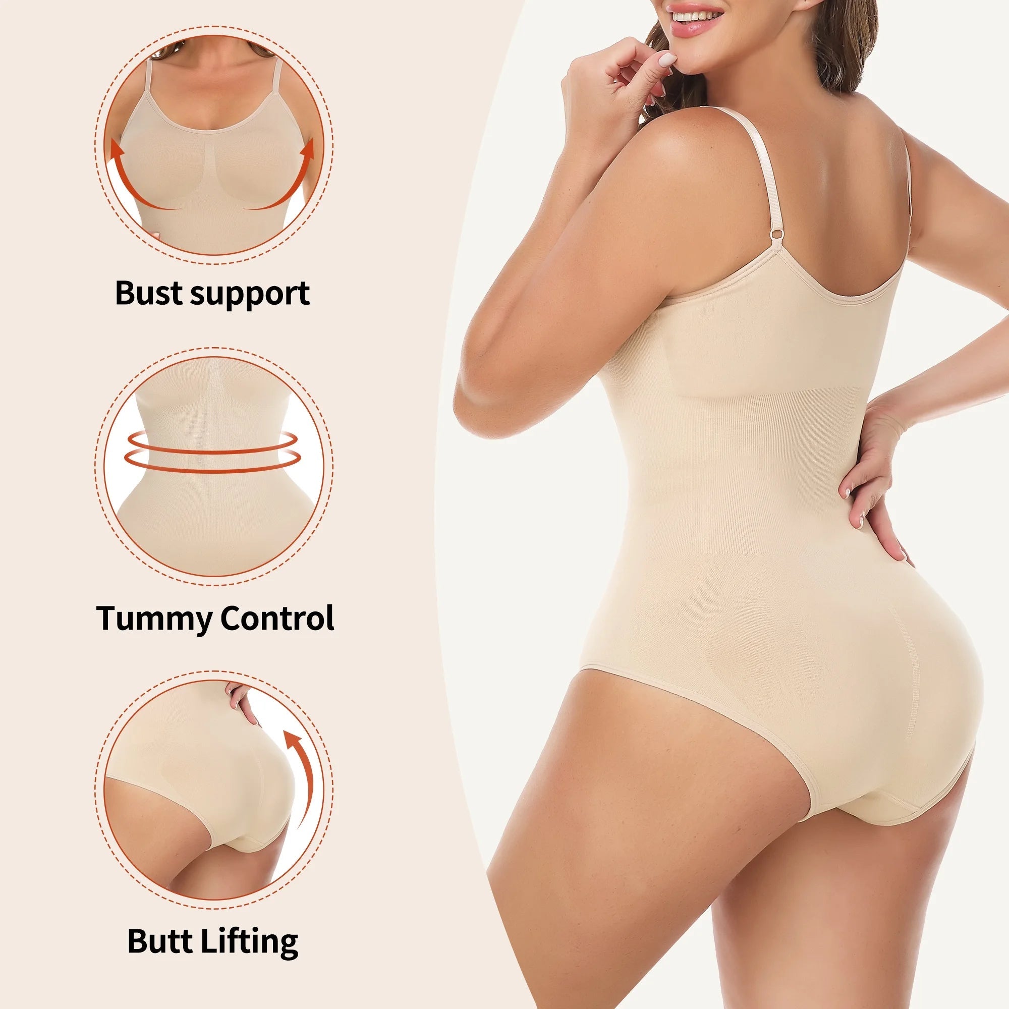Shapewear Bodysuit for Women Tummy Control Body Shaper Snatched High Waist Body Suit - Simply Just Deals LLCShapewear Bodysuit for Women Tummy Control Body Shaper Snatched High Waist Body Suit95f1636e-3b75-404d-9be0-657c1736b8882 - 1Pc,Nude2XlShapewear Bodysuit for Women Tummy Control Body Shaper Snatched High Waist Body Suit