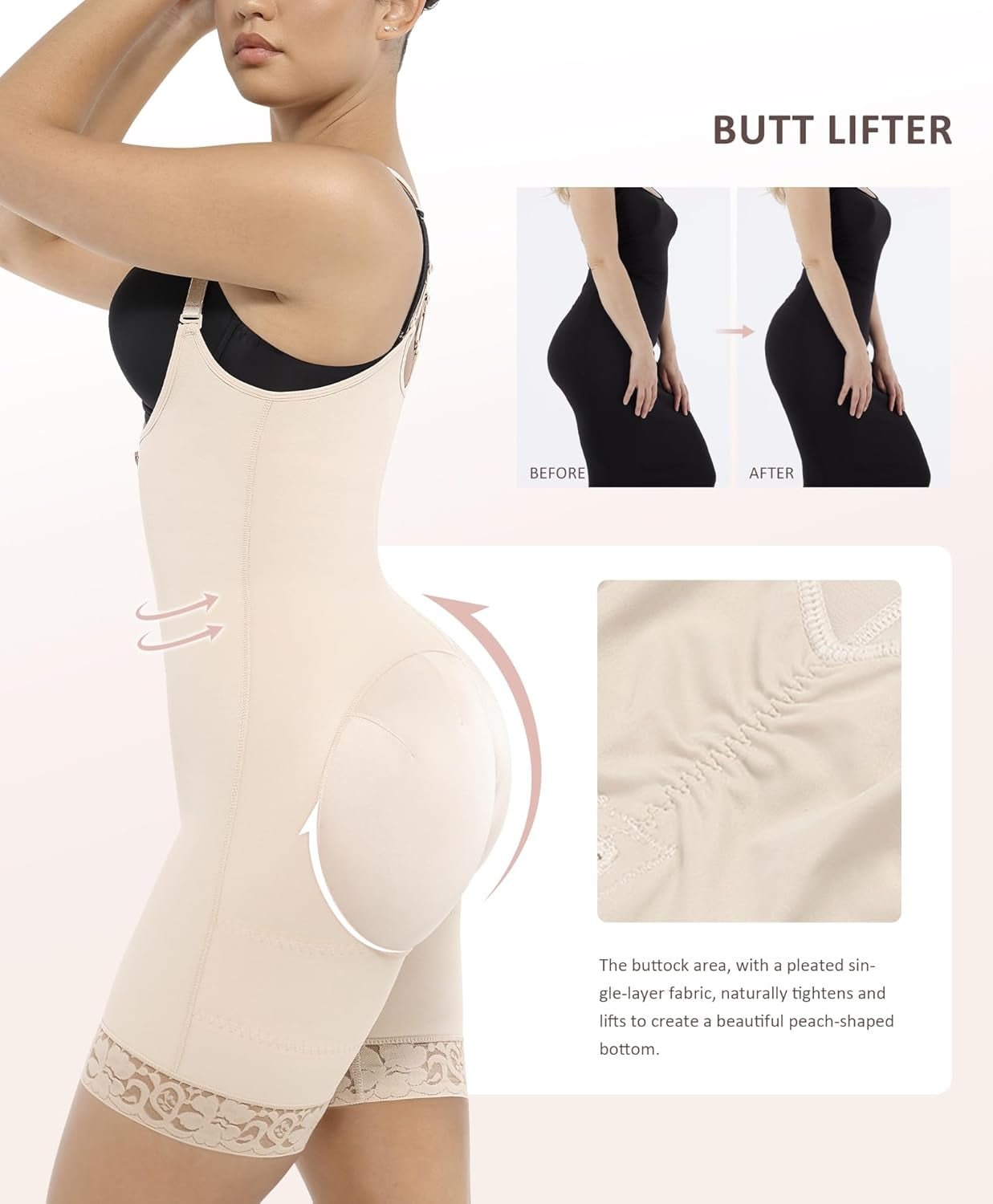 Shapewear for Women Open Bust Bodysuit Butt Lifter Body Shaper Tummy Control Shapewear - Simply Just Deals LLCShapewear for Women Open Bust Bodysuit Butt Lifter Body Shaper Tummy Control Shapewearcecd981a-eb2d-49e9-83a9-f143a40e6545Khaki3X - LargeShapewear for Women Open Bust Bodysuit Butt Lifter Body Shaper Tummy Control Shapewear