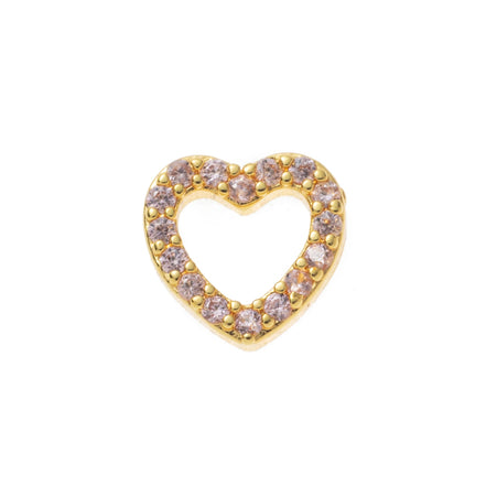 Simple and trendy small pendant heart - shaped zircon gemstone small flower sun dog claw goldfish charms for jewelry - Simply Just Deals LLCSimple and trendy small pendant heart - shaped zircon gemstone small flower sun dog claw goldfish charms for jewelry200001033:200004861Hollow out heart;200007763:201336100Hollow out heartCHINASimple and trendy small pendant heart - shaped zircon gemstone small flower sun dog claw goldfish charms for jewelry