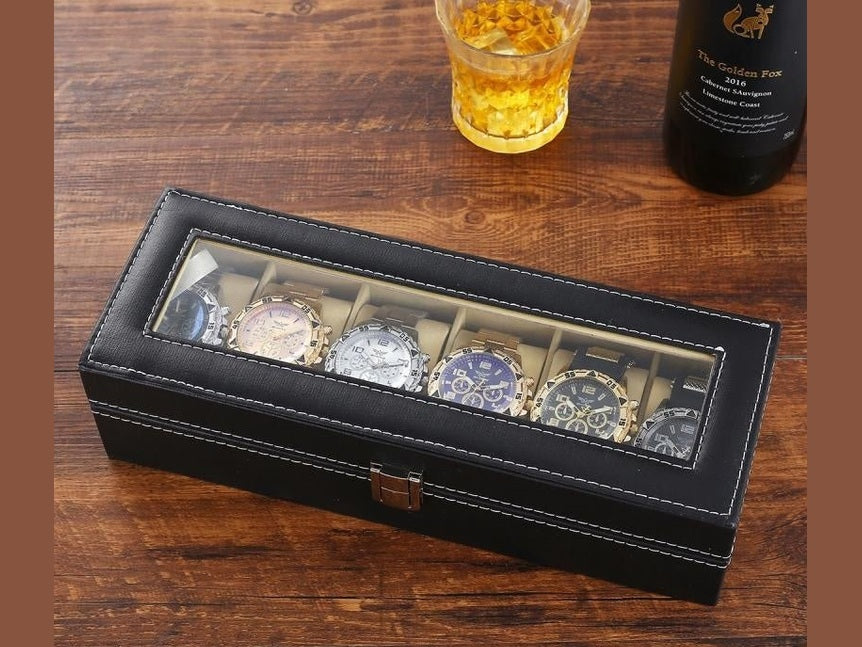 Six - Piece Boxed Watch Men's Steel Band Fashion Party Dress Watch Men's Gift - Simply Just Deals LLCSix - Piece Boxed Watch Men's Steel Band Fashion Party Dress Watch Men's Gift5FA1D6F665CD40E79F27F397BE6469A5Package OneSix - Piece Boxed Watch Men's Steel Band Fashion Party Dress Watch Men's Gift