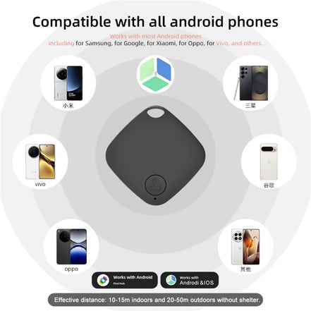 Smart Bluetooth GPS Tag Tracker Work with Android IOS APP Anti Lost Reminder Device Anti - loss Rated Locator Car Key Pet Finder - Simply Just Deals LLCSmart Bluetooth GPS Tag Tracker Work with Android IOS APP Anti Lost Reminder Device Anti - loss Rated Locator Car Key Pet Finder200000828201335940BlackBlackSmart Bluetooth GPS Tag Tracker Work with Android IOS APP Anti Lost Reminder Device Anti - loss Rated Locator Car Key Pet Finder